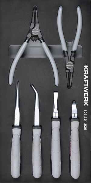 Jeu de pinces Kraftwerk BASIC LINE EVA 8 pièces. Insert 20x40, 105.301.026