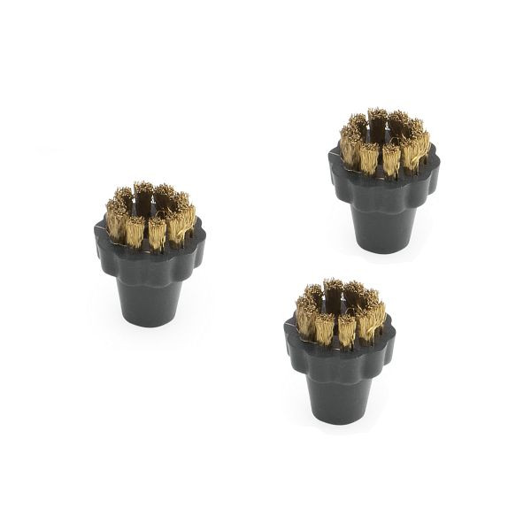 Kärcher Set brosse ronde laiton, UE: 3 pièces, poils durs, 2.863-008.0