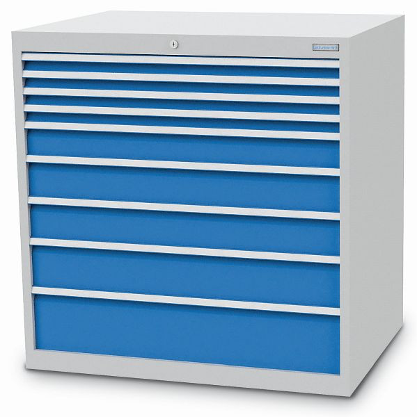 Armoire à tiroirs Bedrunka+Hirth, R 36-24, nombre de tiroirs : 9, dimensions en mm (LxPxH) : 1005 x 736 x 1019, 100/4311V10