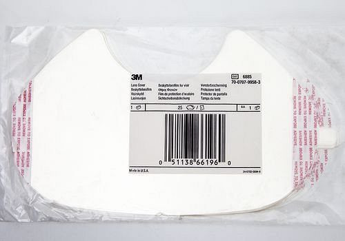 Film de protection visière 3M pour masques complets 6800 et 6900, UE : 25 pièces, 149-235