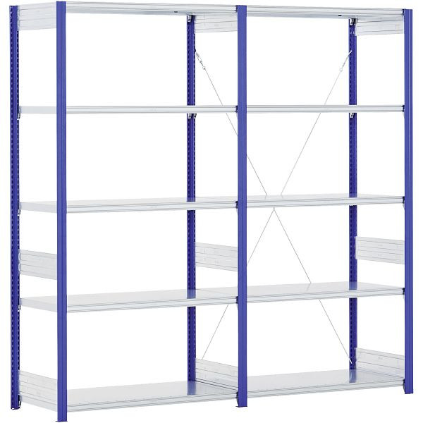 Type d'étagère BITO : EL champ de base 40mm jeu de sol /100kg 1999x996x424 5FB RAL5010, C1235-0019