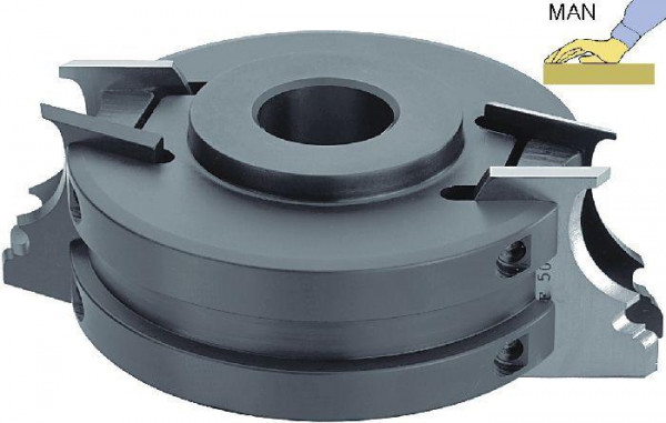 Tête de coupe Edessö 6 (aluminium) pour coupe 40 / 50x4 mm, 1501MK6