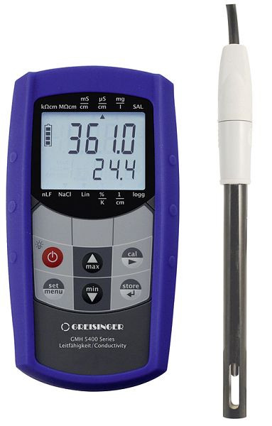 Appareil de mesure portatif Greisinger GMH 5430-400 GMH 5430 avec électrode LF 400, 602752