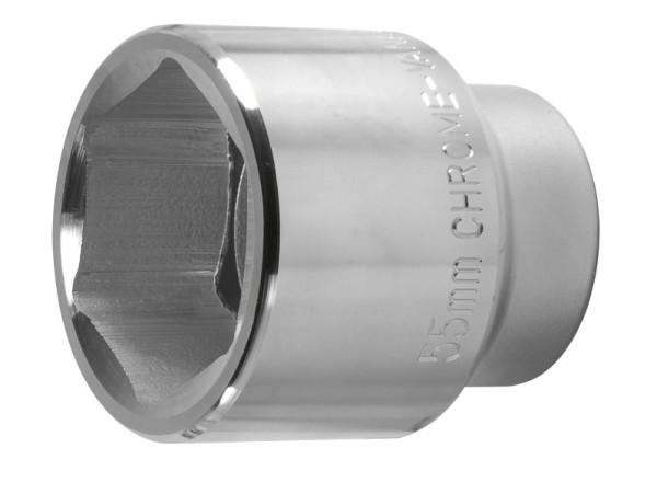 Douille SW-Stahl, 1", 55 mm, chrome-vanadium, chromée brillante, 07675L-55