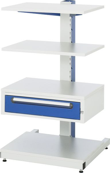 Support d'ordinateur RAU - modèle 6002, L650 x P650 x H1140 mm, 07-6002S.11