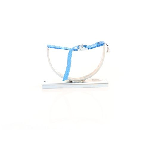 Support mural pour bouteille de gaz ELMAG avec sangle de tension, pour 1 bouteille Ø 230mm, adapté pour bouteille de 20/40/50 litres, 57192