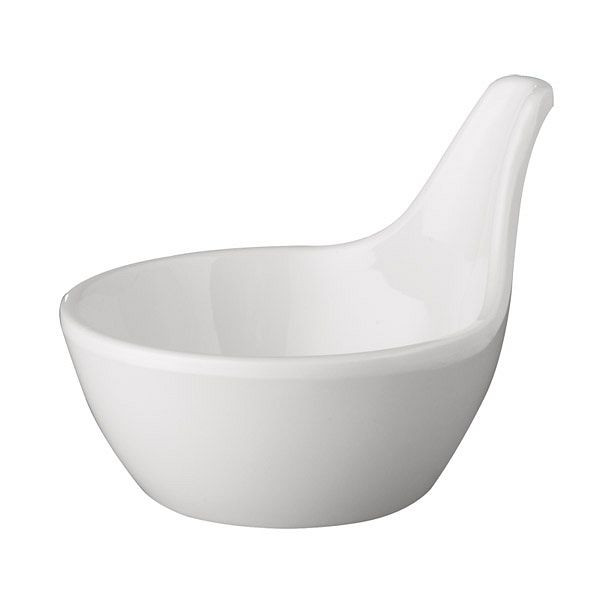 Bol APS -GOURMET-, Ø 7 cm, hauteur : 6 cm, 0,05 litre, mélamine, blanc, lot de 20, 84018