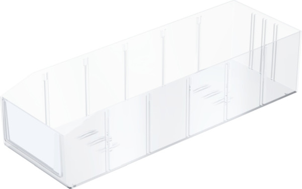 Boîtes à étagères BITO PK Set PK4130 395x136x90 transparent avec étiquette, 14 pièces, 1431