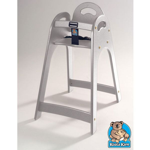 Tapis de chaise haute KEMMLIT, gris, qualité supérieure, robuste, 251.597