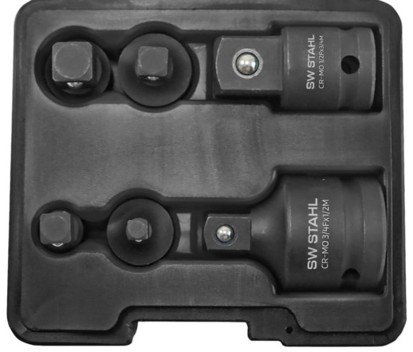 Jeu d'adaptateurs SW-Stahl IMPACT, 1/4"-3/4", 6 pièces, 07930L