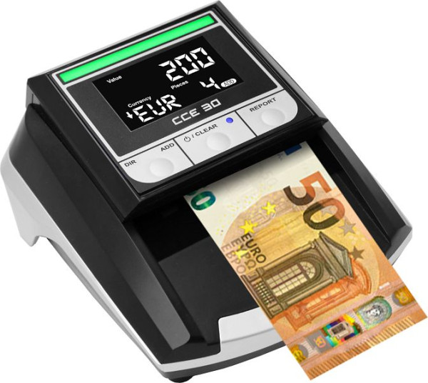 CCE 30 Détecteur électronique de faux billets, jusqu'à 9 devises, AC000030