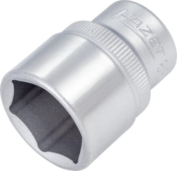 Douille Hazet, hexagonale, carrée creuse 10 mm (3/8"), 18 mm, moletée, 880-18