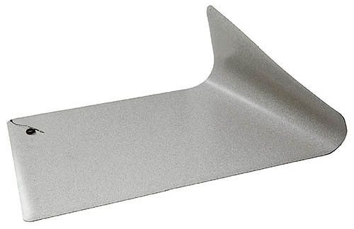 Revêtement de table Bedrunka+Hirth gris platine, 610 x 900 mm, dimensions en mm (LxPxH) : 1220 x 610 x 2, E07.24.03