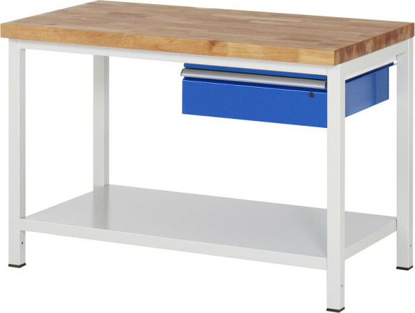 Etabli RAU série 8000 - modèle 8001A6, L1250 x P700 x H840-1040 mm, 03-8001A6-127B4H.11