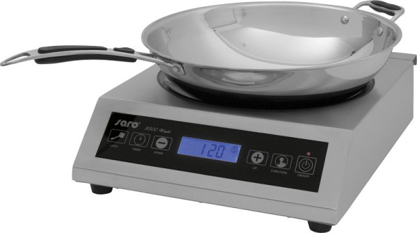 Plaque à induction Saro wok comprenant wok modèle LOUISA, 360-3000