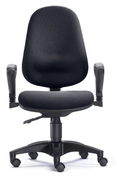 SITWELL LADY CHAIR, noir, chaise de bureau sans accoudoirs, SY-69.100-M-80-109-00-44-10