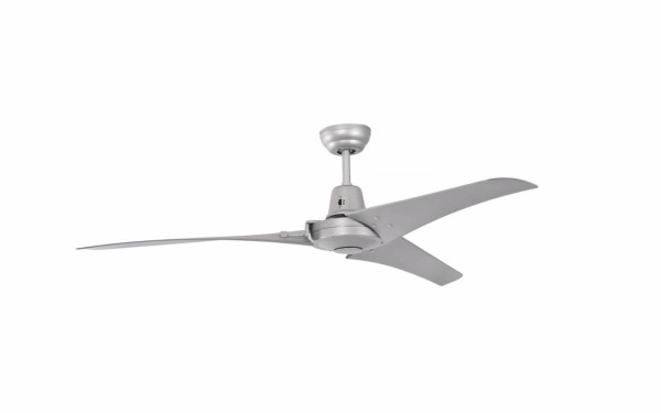 Ventilateur de plafond Pepeo Industrie Vourdries argent 142 cm sans commande, 13532011142