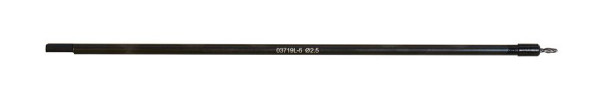 Foret hélicoïdal en acier SW avec rallonge, ø 2,5 mm, avec rallonge montée, 03719L-5