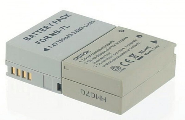 Batterie AGI compatible avec CANON POWERSHOT G12, 6866