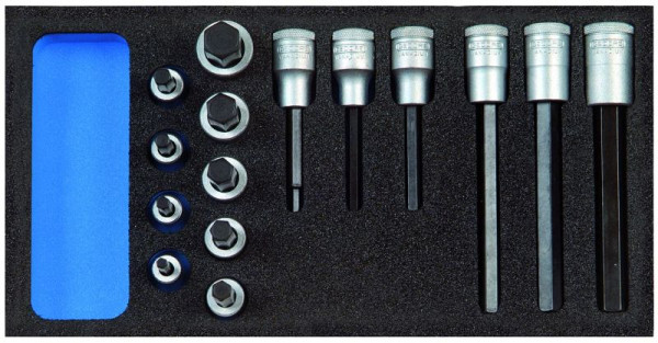 Insert GEDORE CT avec assortiment, jeu d'embouts de tournevis 1/2'', CT, 2308932