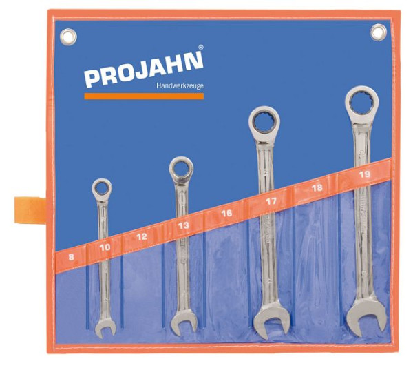 Jeu de clés Projahn GearTech, étui enroulable 4 pièces, 3498