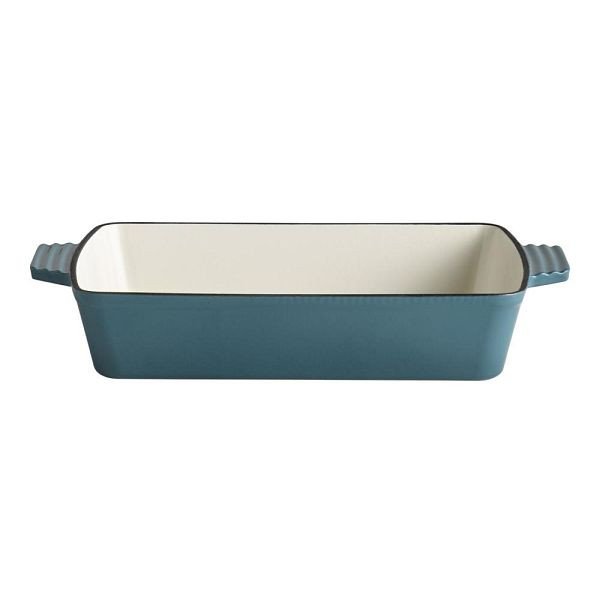 APS Cocotte "5 ÉTOILES", plat à four, fonte, compatible induction, passe au four, 33 x 24 cm, hauteur 6,5 cm, 3,5 litres, turquoise, 88317
