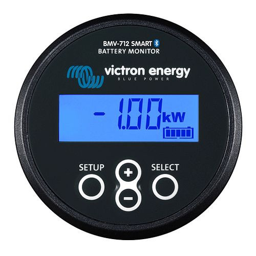 Contrôleur de batterie Victron Energy BMV-712 Black Smart, 321856