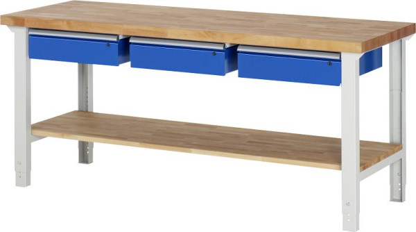 Etabli RAU série 7000 - modèle 7003-7, L2000 x P700 x H790-1140 mm, 03-7003A7-207B4H.11