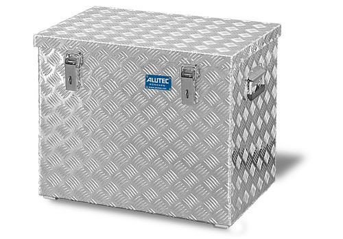 Caisse de transport DENIOS en tôle striée en aluminium, volume 120 litres, 254-870