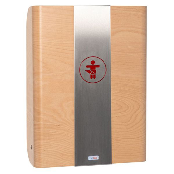 Table à langer KEMMLIT Pamplona, hêtre et acier inoxydable, qualité supérieure, 205.857