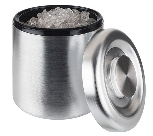 Glacière APS, Ø 18,5 cm, hauteur : 20 cm, 5 litres, aluminium anodisé, récipient intérieur en PS, 36033