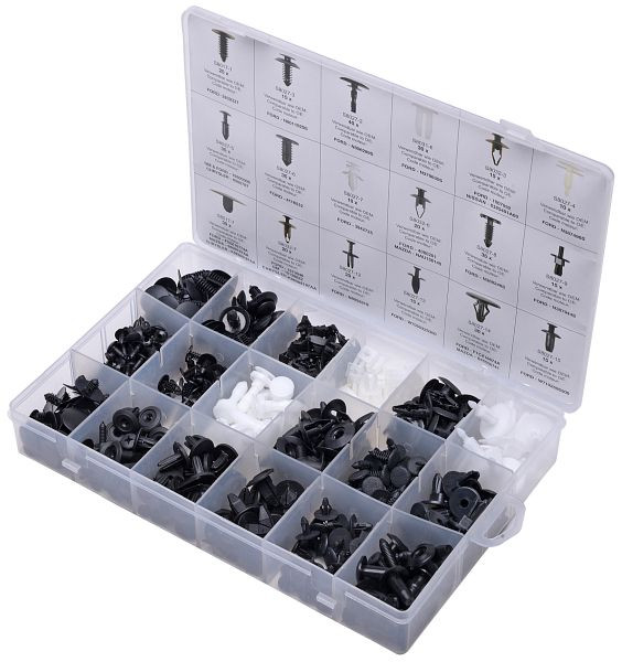 Assortiment de clips de fixation SW-Stahl, Ford, 415 pièces, S8027