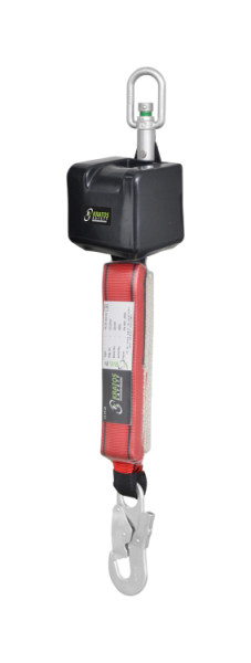 Dispositif de sécurité en hauteur Kratos VORAS F2 avec sangle largeur 50 mm, longueur 2 m - Peut être utilisé avec facteur de chute 2 (maximum 1,8 m), FA2030202