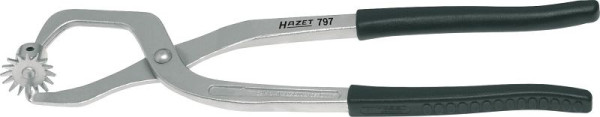 Pince à ressorts de frein Hazet, griffe mobile, surface : chromée, dimensions / longueur : 317 mm, poids net : 0,47 kg, 797