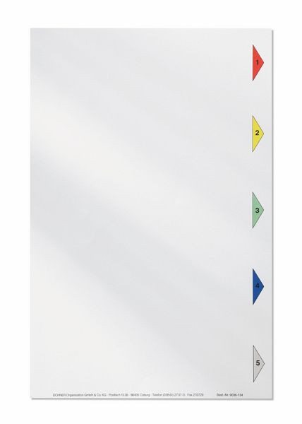 Feuille de couverture d'index Eichner, design : neutre-vide, UE : 10 pièces, 9036-00134