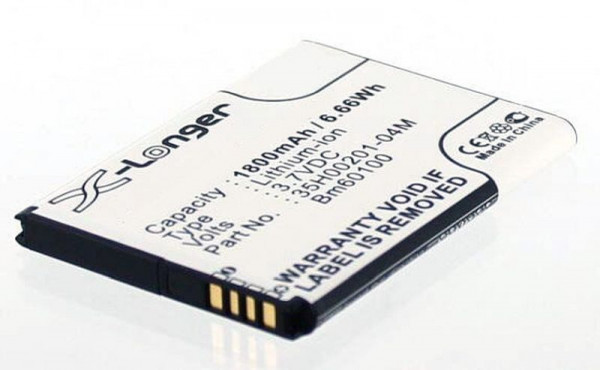 Batterie AGI compatible avec HTC 35H00201-16M, 13962