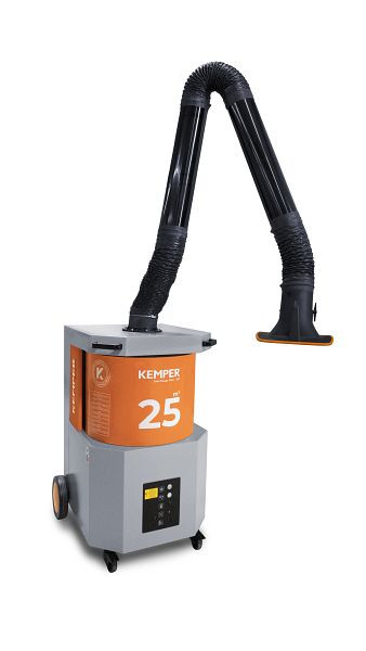 Système d'aspiration ELMAG, mobile, SmartFil, bras d'aspiration Ø 150 mm/4 m en version tube, 58705