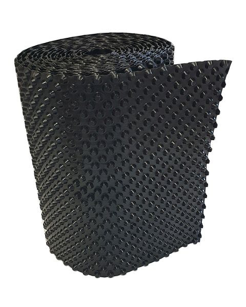 VaGo-Tools membrane alvéolée feuille alvéolée protection des murs de fondation 1m x 20m 400g/m² 1 rouleau, PU: 20m², NP-400-10-1 Rolle_kv