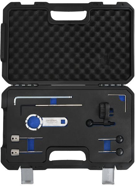 Jeu d'outils de réglage moteur SW-Stahl, VAG, pour travaux de réparation sur moteurs à rampe commune VAG TDI de 1,6 et 2,0 litres, 26365L