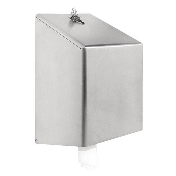 Distributeur de papier Jantex pour déroulement interne en acier inoxydable, GJ030