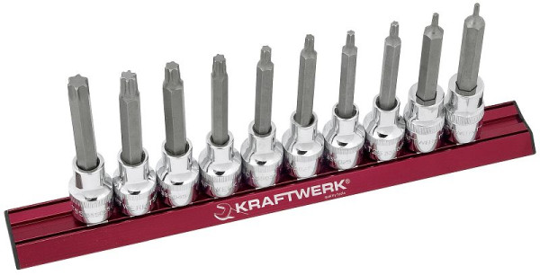 Kraftwerk TX jeu de douilles longues 70mm MAGALU 1/2", 10 pièces, 335099