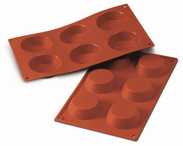 Moule à pâtisserie en silicone Schneider, tartelette, diamètre 70 mm, h 20 mm, 115222