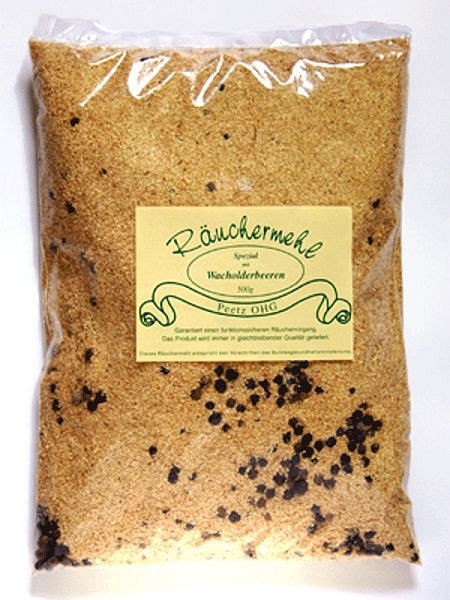 Farine à fumer Peetz aux baies de genièvre Sachet de 500 g, UE: 10 pièces, 94026