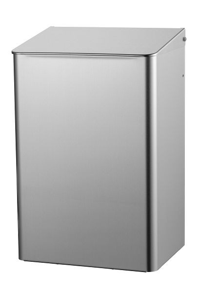 All Care Dutch Bins poubelle fermée 15 litres en acier inoxydable, 8230