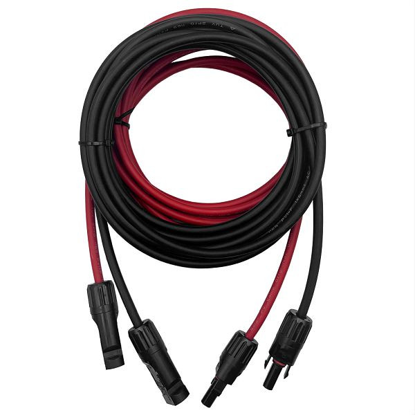 Câble de connexion Offgridtec 7 m MC4 vers MC4 6 mm² rouge/noir, 8-01-017740-006