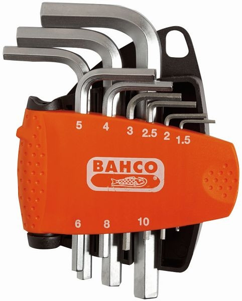 Jeu de clés Allen Bahco, hexagonales, 9 pièces, nickelées, BE-9878