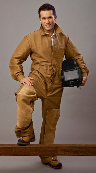 EKASTU Safety 605 avec jambe en cuir, taille 52, 286223
