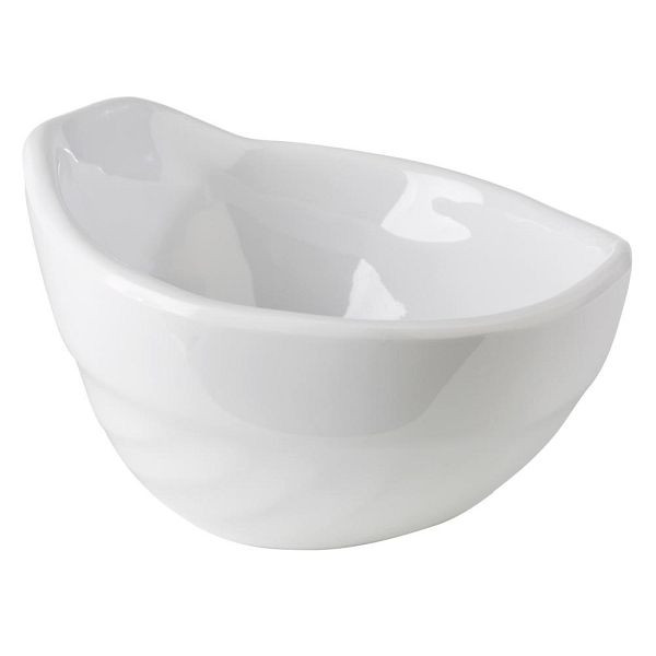 Bols APS "FRIENDLY", bols à trempette, bols à snack, en plastique recyclé (PET), 7,5 x 7 cm, hauteur 4,5 cm, 0,054 litre, blanc, lot de 12, 79038