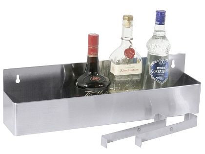 Kit de rails de montage Contacto pour étagères bar, 7551/901