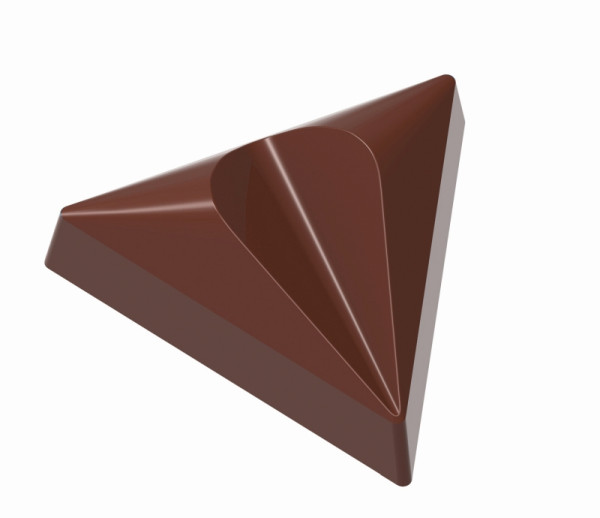 Moule à chocolat Schneider - rubis praliné, 275 x 135 x 24 mm / 39,5 x 34,5 x 13,5 mm, 8,5 g, 3 x 7 pièces, 421905